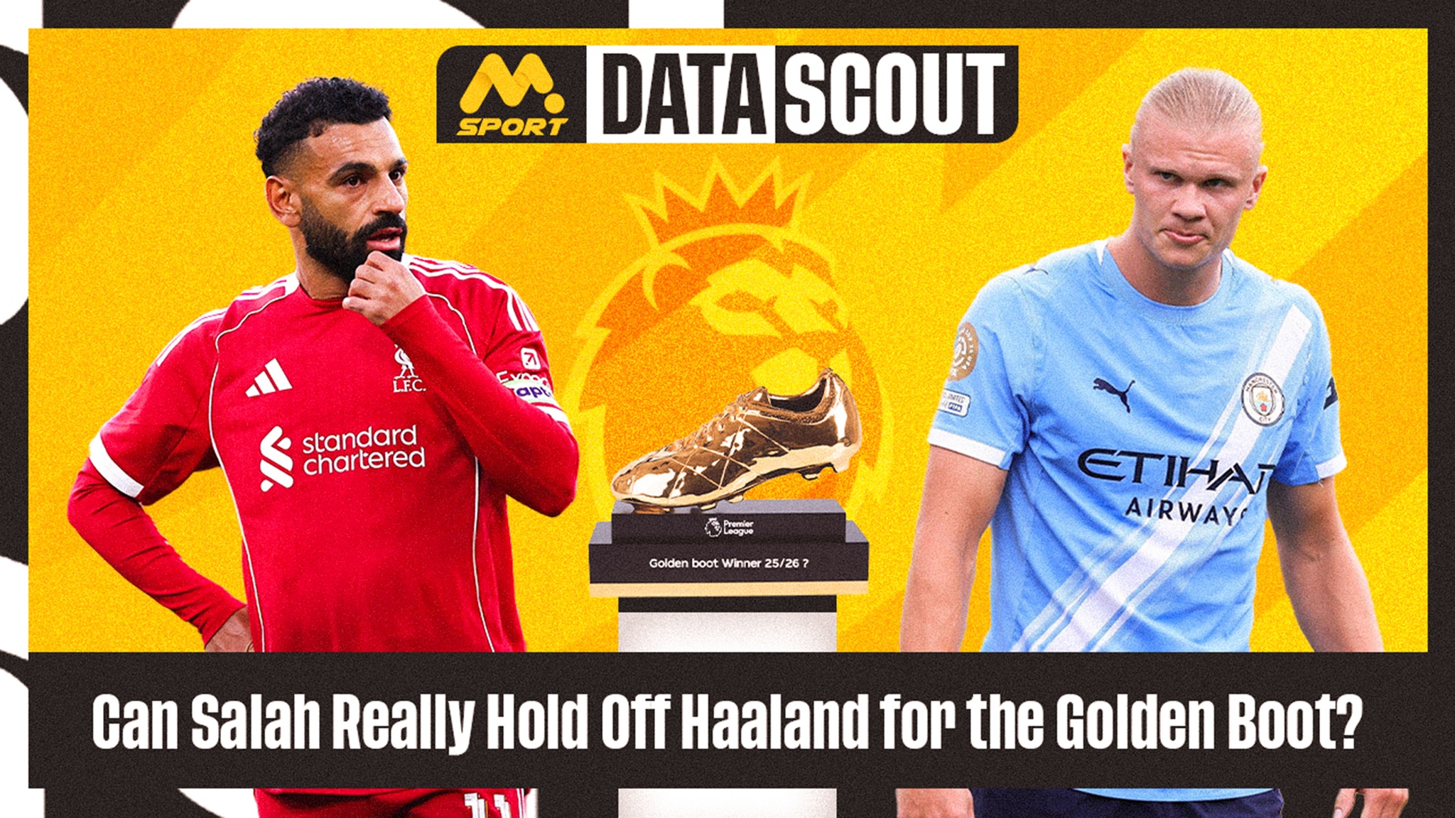MSport DataScout: Can Salah Really Hold Off Haaland for the Golden Boot?