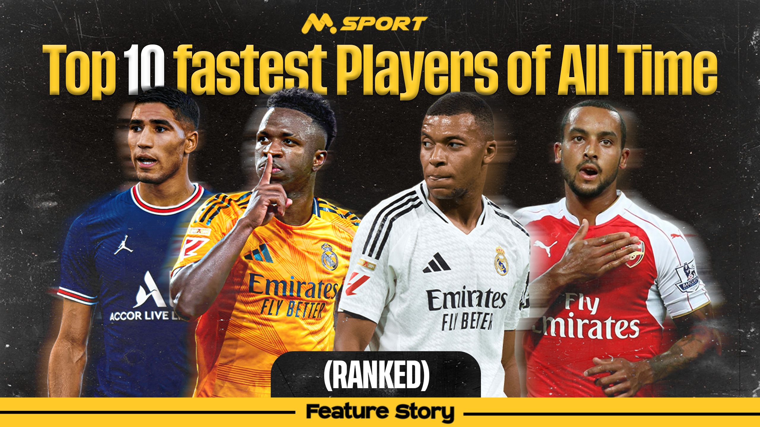 MSport Top 10 Fastest Footballers of All Time [Ranked]