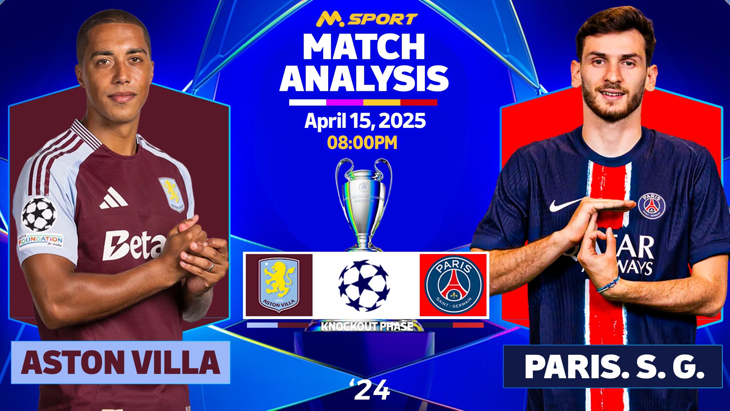 Champions League Showdown: Aston Villa vs PSG — Can the Lions Roar Back or Will Paris Close the Curtain?  Best Bets, Lineups & Key Insights 