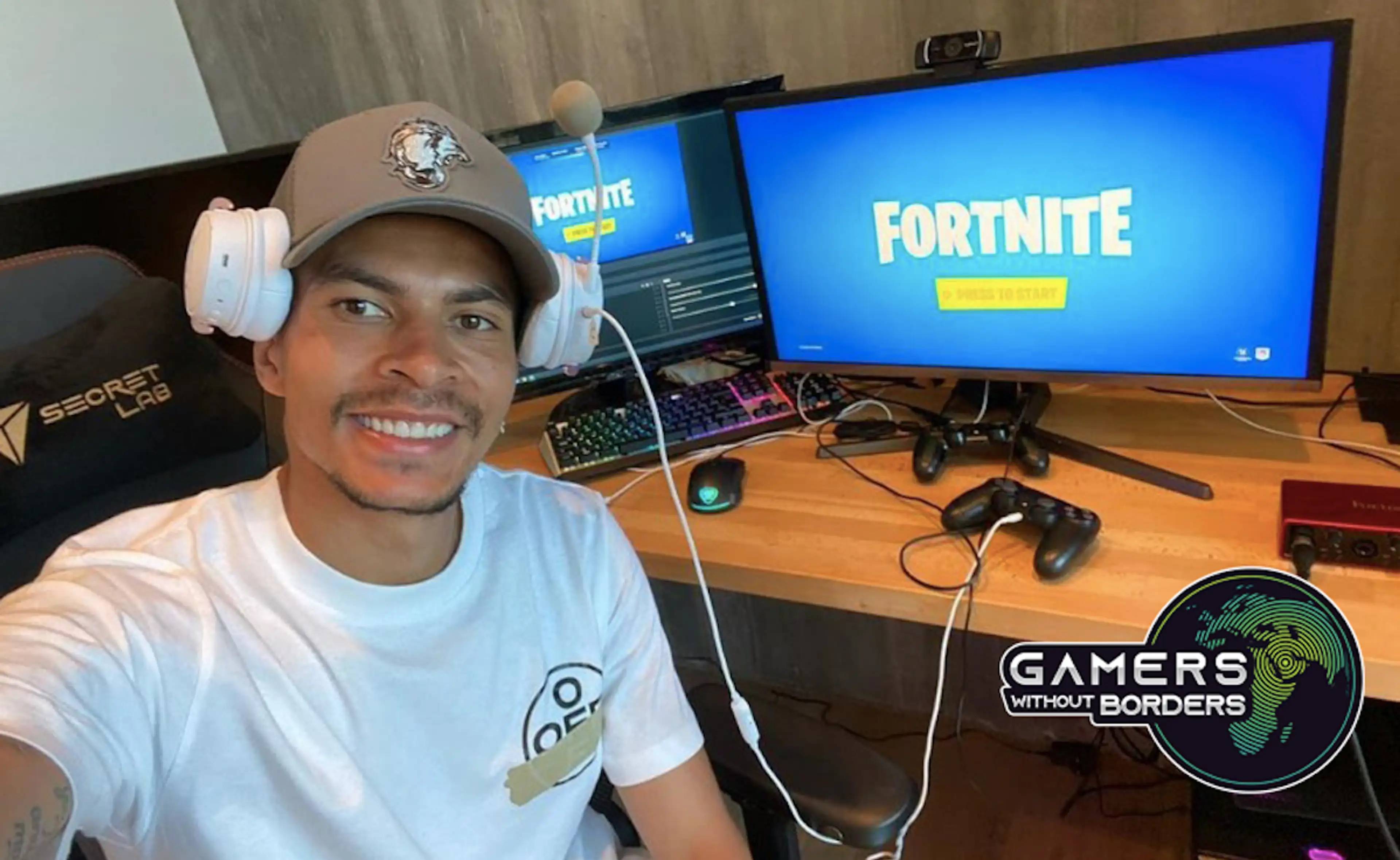 Alli Playing Fortnite. Image Credit: Goal Image