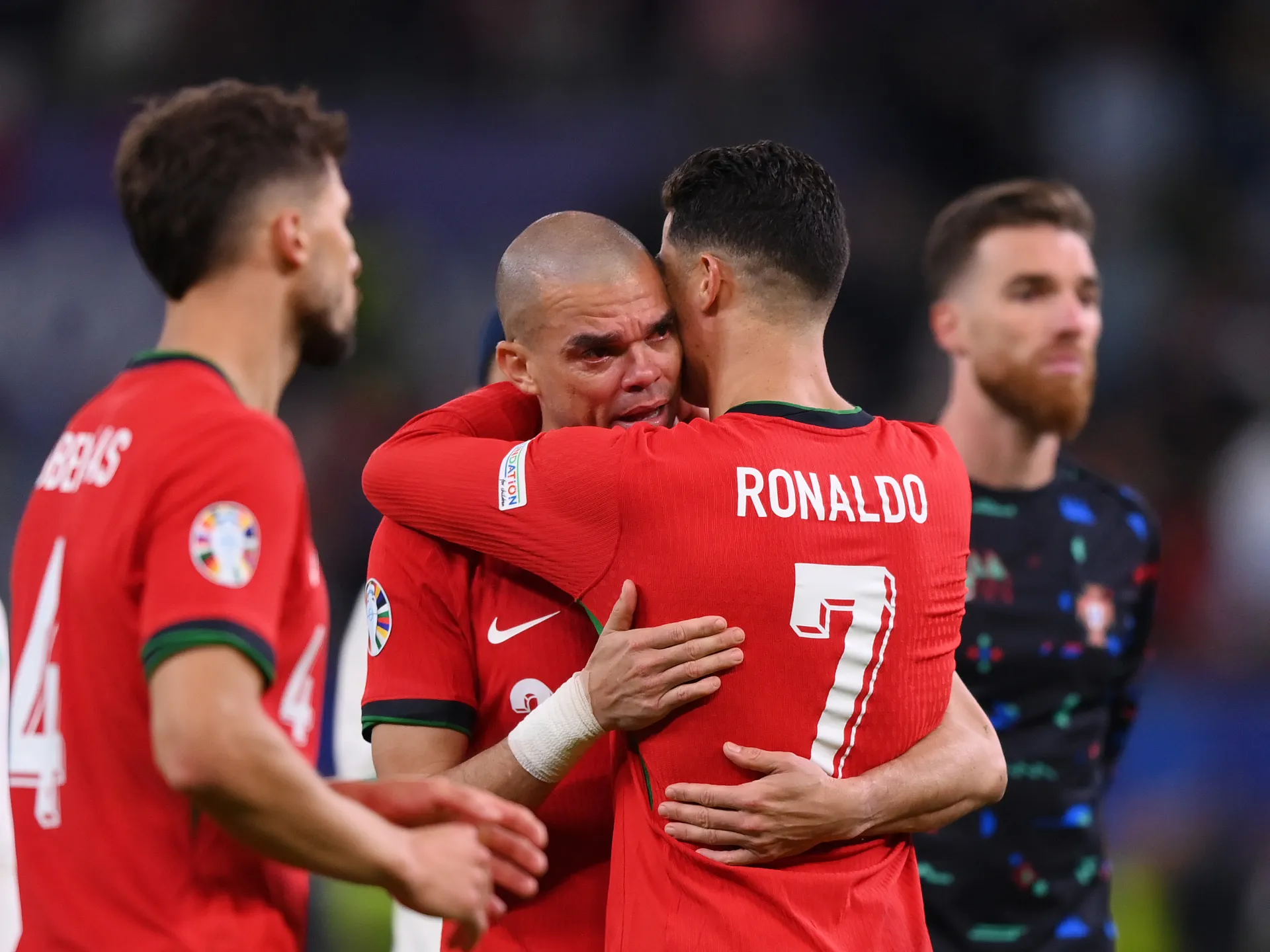 Pepe with Ronaldo. Image credit: GettyImages Image