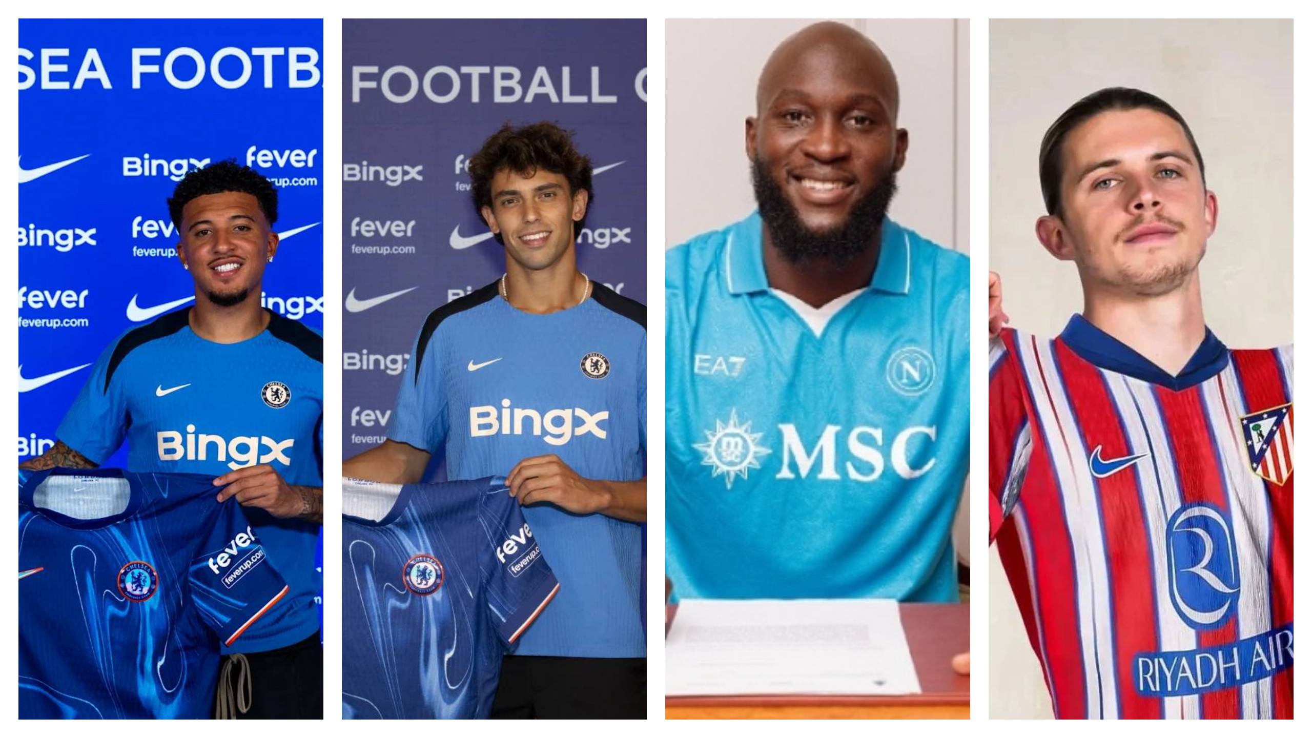 Jordan Sancho -Joao Felix- Lukaku - Gallagher Image