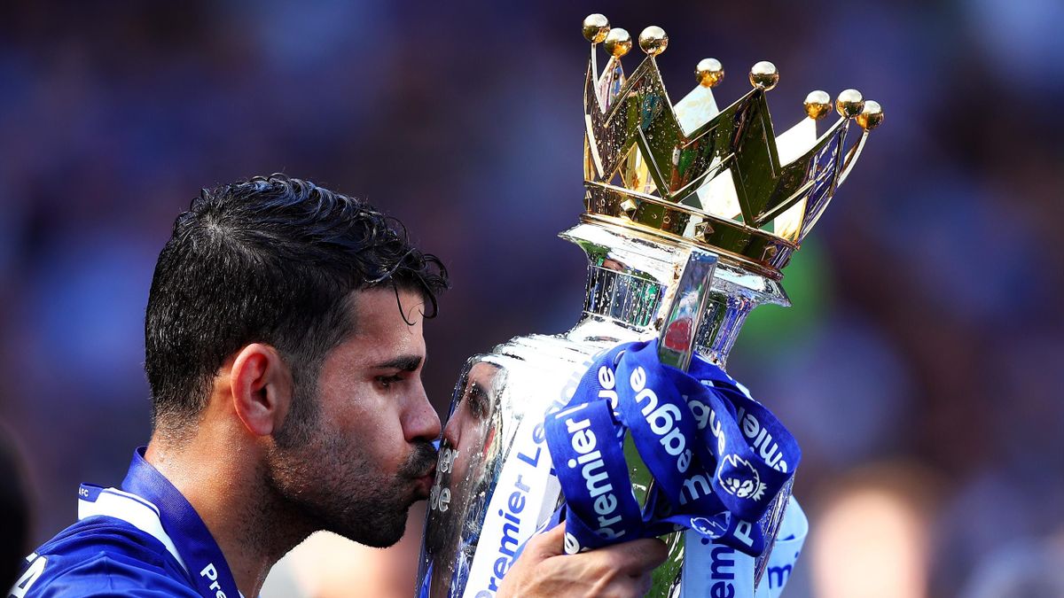 Diego Costa with the EPL trophy. Image credit: Getty Images Image