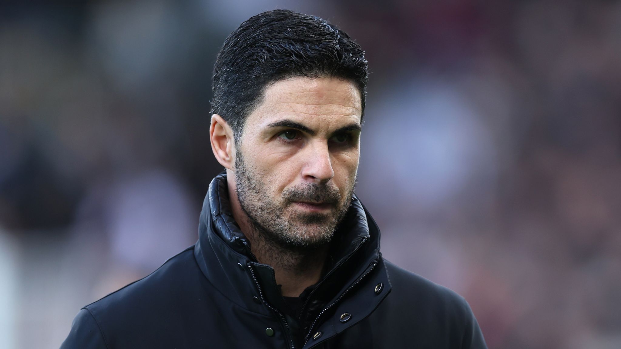 Mikel Arteta in action. photo credit: skysports Image