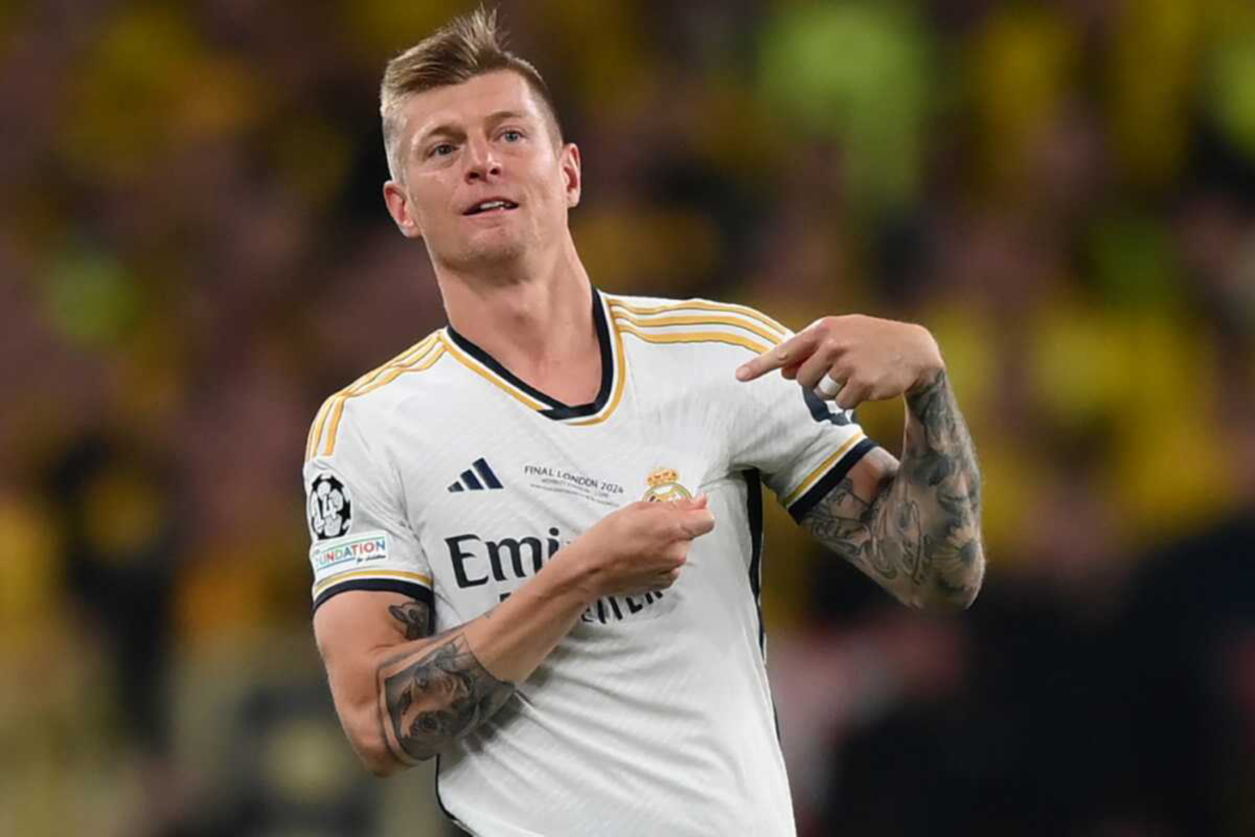 Toni Kross in action for real madrid Image