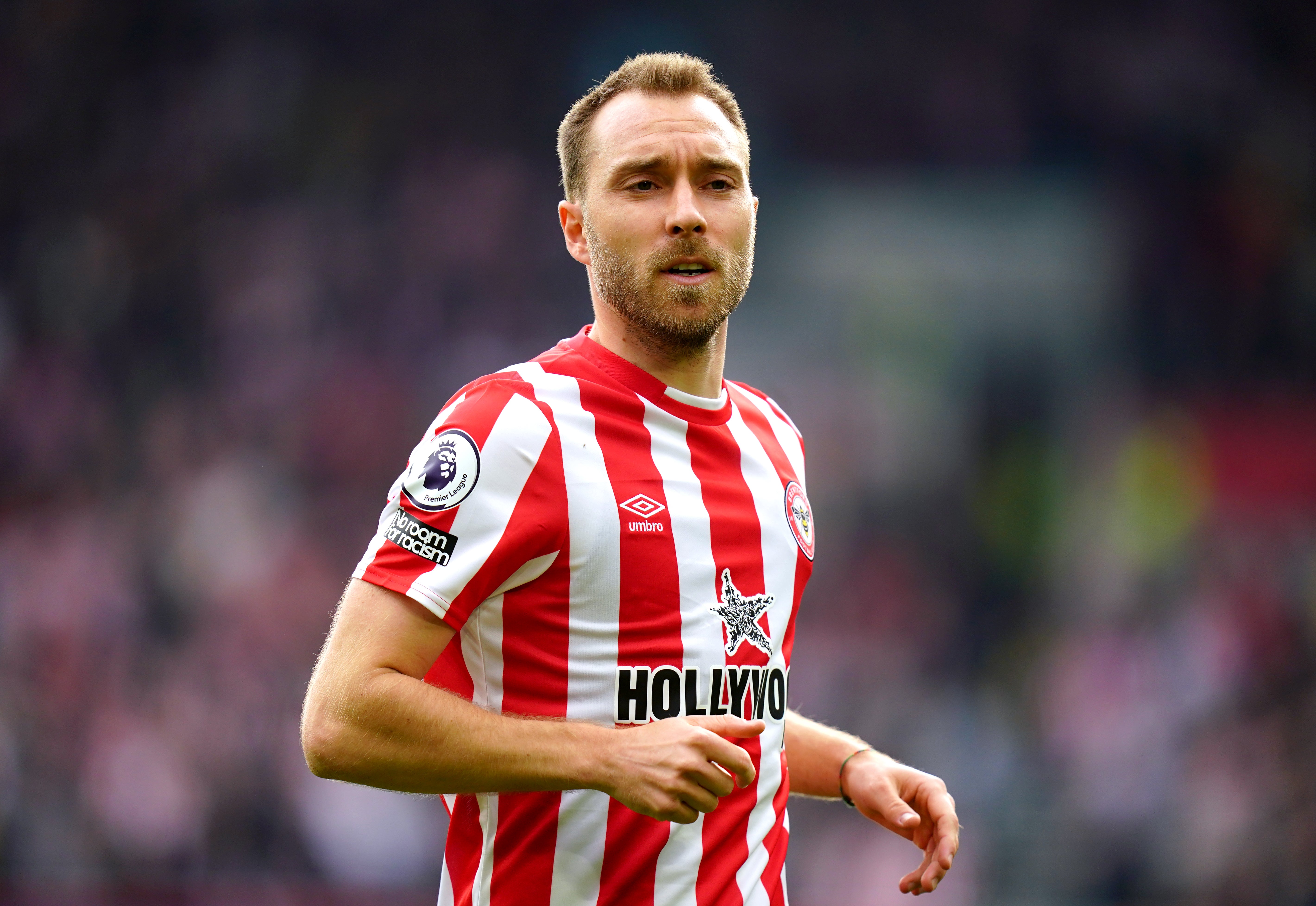 Eriksen in action for Brenford Image