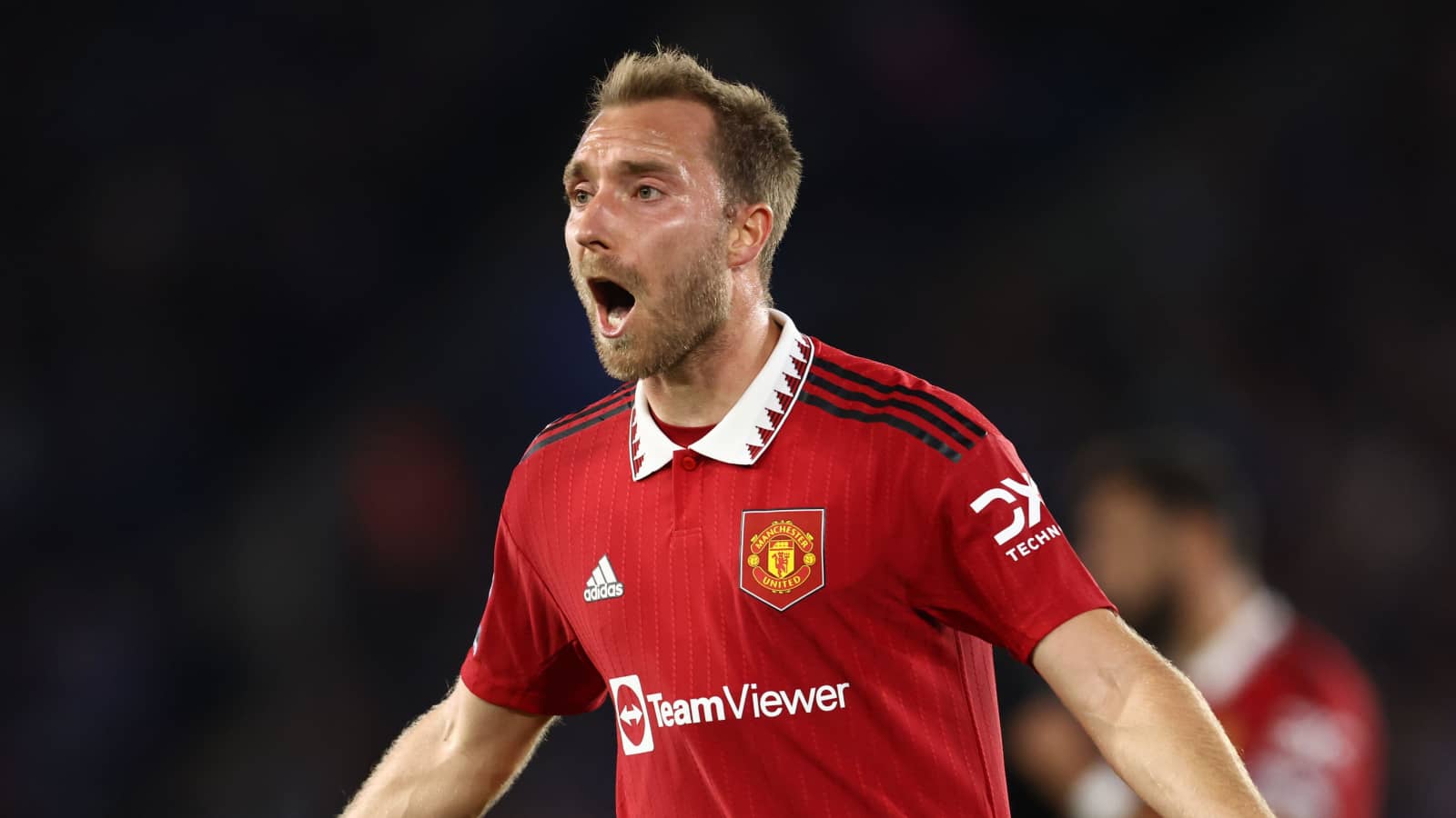 Eriksen in action for Manchester united Image