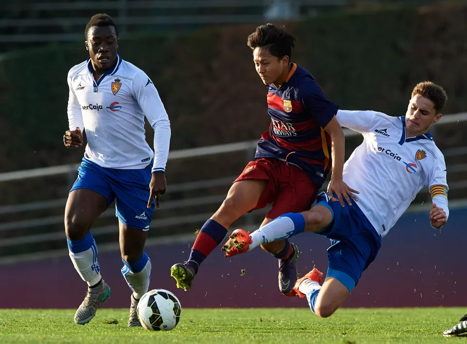Lee in Action (Barcelona FC) Image