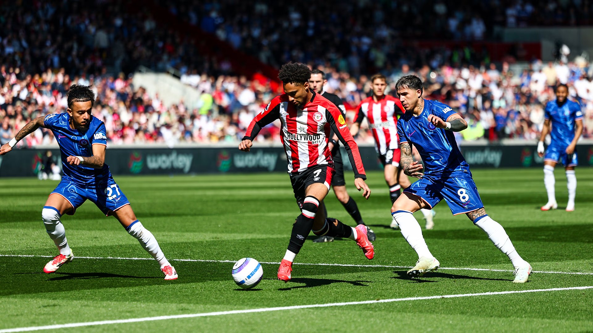 Photo Credit ( Brentford FC) Kevin Shade in Action